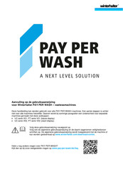 Winterhalter PAY PER WASH Gebruiksaanwijzing