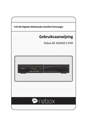 Rebox RE-4220HD S-PVR Gebruiksaanwijzing