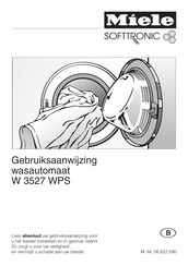 Miele Softronic W 3527 WPS Gebruiksaanwijzing