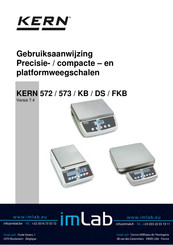 KERN DS Series Gebruiksaanwijzing