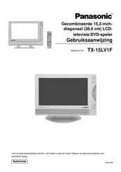 Panasonic TX-15LV1F Gebruiksaanwijzing