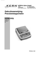 KERN PFB 300-3 Gebruiksaanwijzing