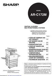 Sharp AR-C172M Gebruiksaanwijzing