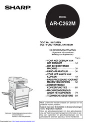 Sharp AR-C262M Gebruiksaanwijzing