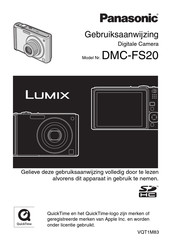 Panasonic Lumix DMC-FS20 Gebruiksaanwijzing