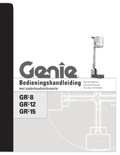 Genie GR-8 Bedieningshandleiding