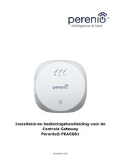 Perenio PEACG01 Installatie- En Bedieningshandleiding