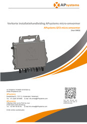 APsystems QT2 Installatiehandleiding