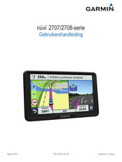 Garmin nuvi 2707 Series Gebruikershandleiding