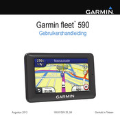 Garmin fleet 590 Gebruikershandleiding