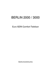 Olympia BERLIN 2000 Gebruiksaanwijzing