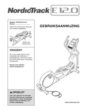 NordicTrack NTEVEL81210.3 Gebruiksaanwijzing