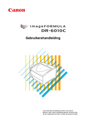 Canon imageFormula DR-6010C Gebruikershandleiding