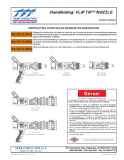TFT FLIP TIP NOZZLE Handleiding