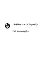 HP Elite USB-C Gebruikershandleiding