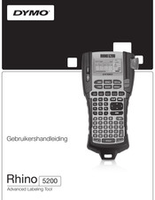 Dymo RHINO 5200 Gebruikershandleiding