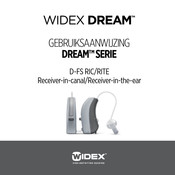 Widex DREAM440 Gebruiksaanwijzing