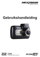 NextBase NBDVR212 Gebruikshandleiding