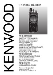 Kenwood TK-2302 Gebruiksaanwijzing