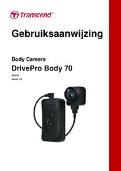 Transcend DrivePro Body 70 Gebruiksaanwijzing