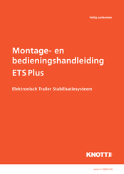 KNOTT ETS Plus Montage- En Bedieningshandleiding