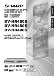 Sharp DV-HR480S Gebruiksaanwijzing