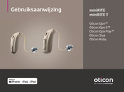 oticon 05714464013166 Gebruiksaanwijzing