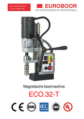 Euroboor ECO.32-T Gebruikershandleiding