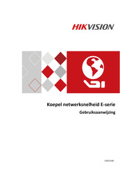 HIKVISION E Series Gebruiksaanwijzing