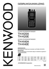 Kenwood TH-K40E Gebruiksaanwijzing