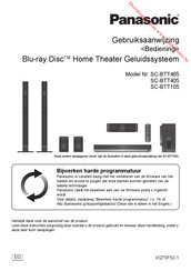 Panasonic SC-BTT405 Gebruiksaanwijzing