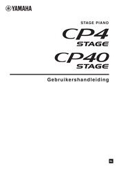 Yamaha CP4 Stage Gebruikershandleiding