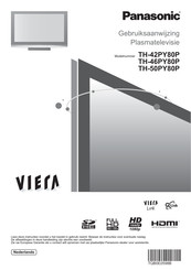 Panasonic VIERA TH-42PY80P Gebruiksaanwijzing