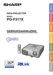 Sharp PG-F317X Gebruiksaanwijzing