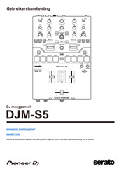 PIONEER DJ Serato DJM-S5 Gebruikershandleiding