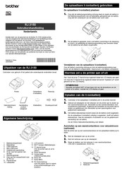 Brother RJ-3150 Gebruikershandleiding