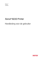 Xerox B230 Handleiding