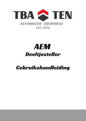 TEN AEM Gebruikshandleiding