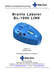 Help Tech BL-1000 LINK Gebruiksaanwijzing