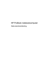 HP ProBook Series Gebruikershandleiding