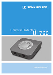 Sennheiser Universal Interface UI 760 Gebruiksaanwijzing