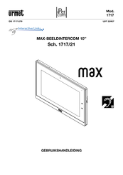 Urmet 1717/21 Gebruikshandleiding