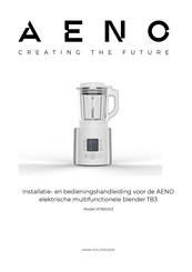 AENO ATB0003 Installatie- En Bedieningshandleiding