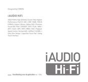 Cowon iAUDIO HiFi Handleiding