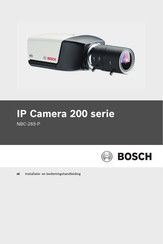 Bosch Security 200 Series Installatie- En Bedieningshandleiding