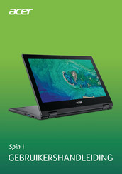 Acer Spin 1 SP111-33 Gebruikershandleiding