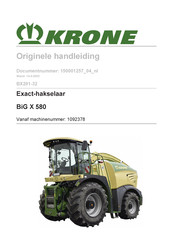 Krone 1092378 Handleiding