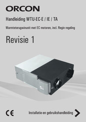 Orcon WTU 1500-EC-E/IE Handleiding