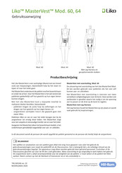 Liko MasterVest 60 Gebruiksaanwijzing