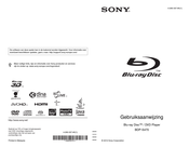 Sony BDP-S470 Gebruiksaanwijzing